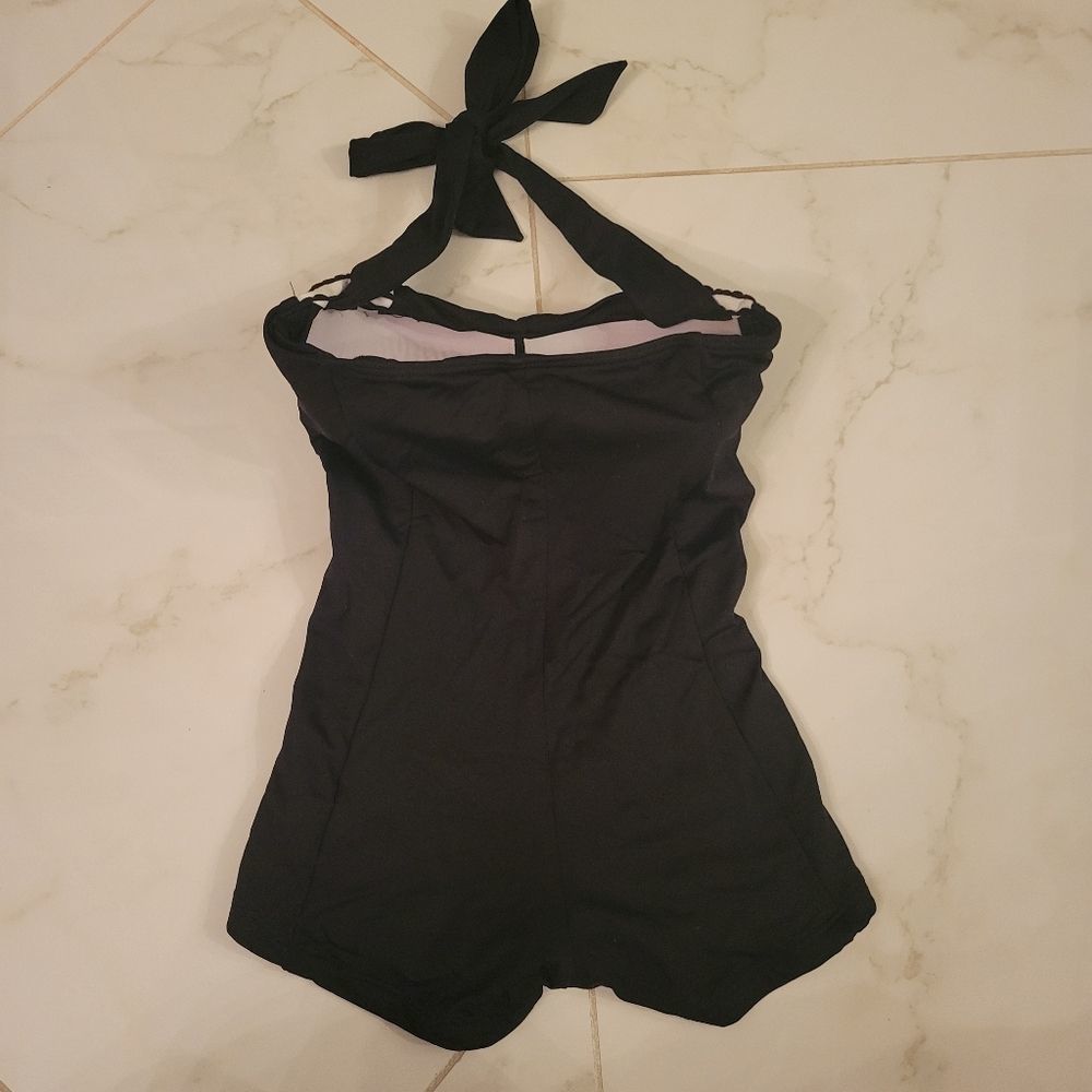 Seafolly Sorrento Boyleg Maillot Swimsuit Anthropologie size 6 US - Picture 14 of 16